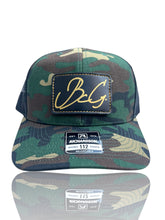Load image into Gallery viewer, BcG Camo Hat w/ Embroidered Velcro logo
