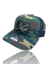 Load image into Gallery viewer, BcG Camo Hat w/ Embroidered Velcro logo