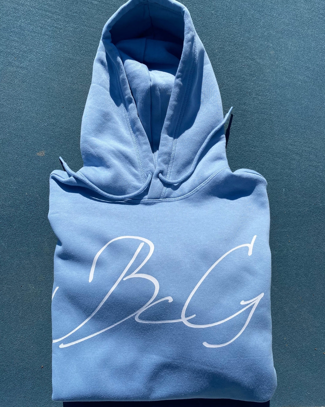BcG. Light Blue Scribble Hoodie