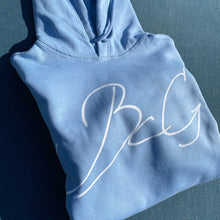 Load image into Gallery viewer, BcG. Light Blue Scribble Hoodie
