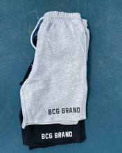 Load image into Gallery viewer, BcG. Grey Logo Shorts
