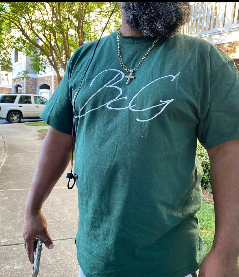 BcG. Olive Green Scribble Tee