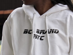 BcG. White "Knowledge" Hoodie