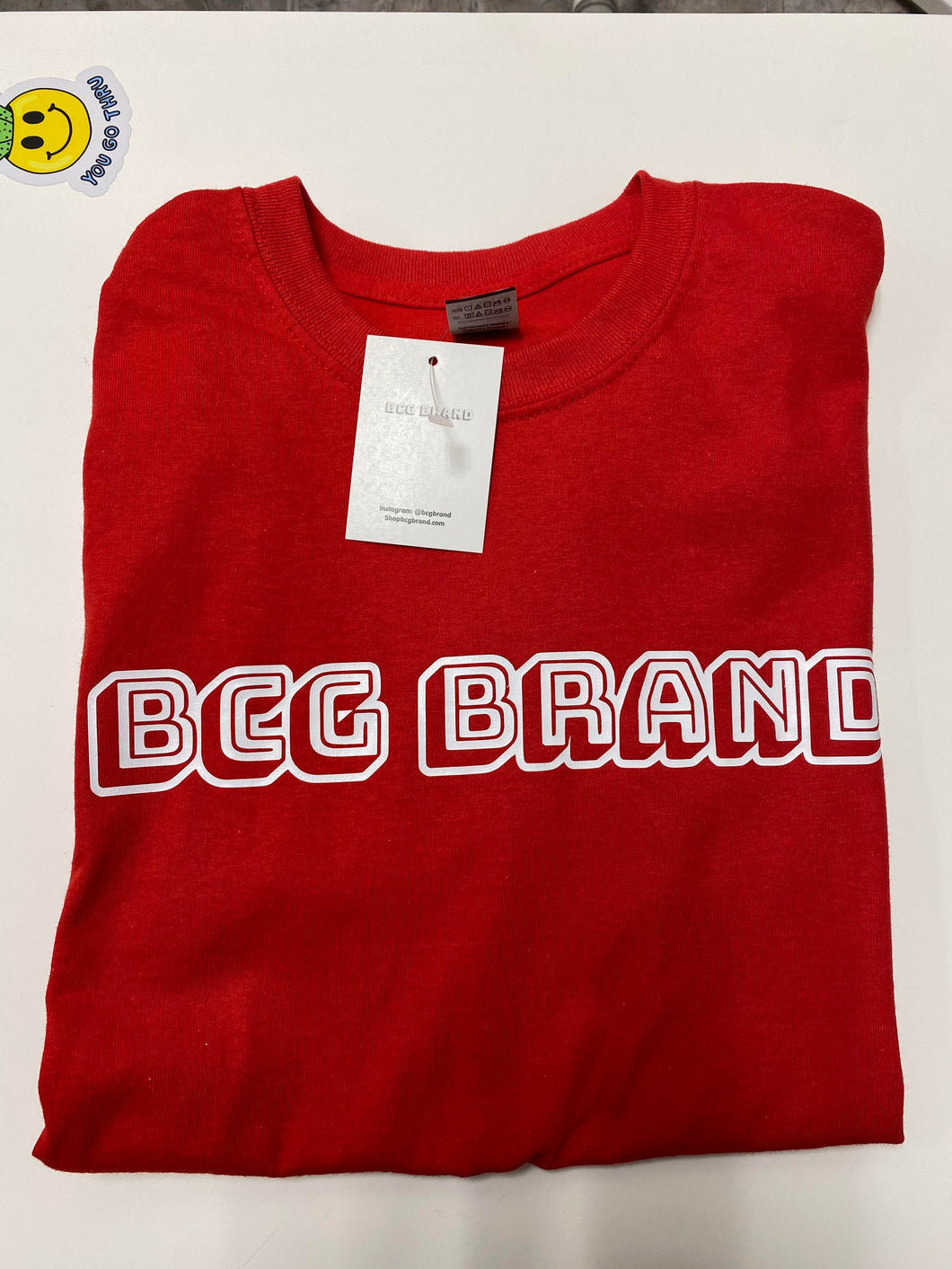 BcG. Red 3D Tee