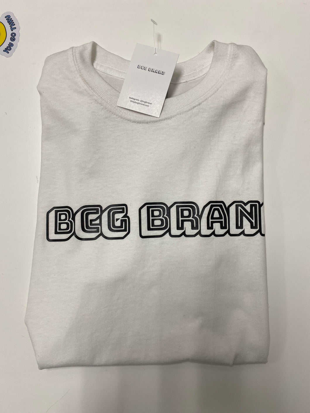 BcG. White 3D Tee