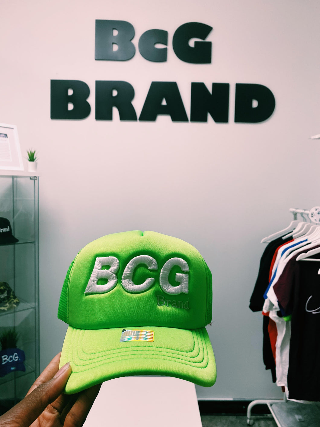 BcG. Lime Trucker Cap
