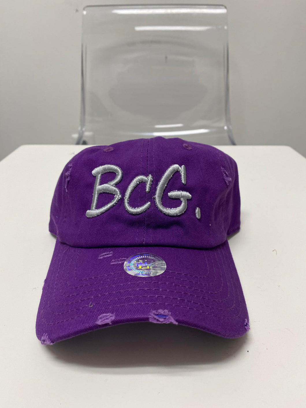 BcG. Signature Purple Hat w/ Grey Logo