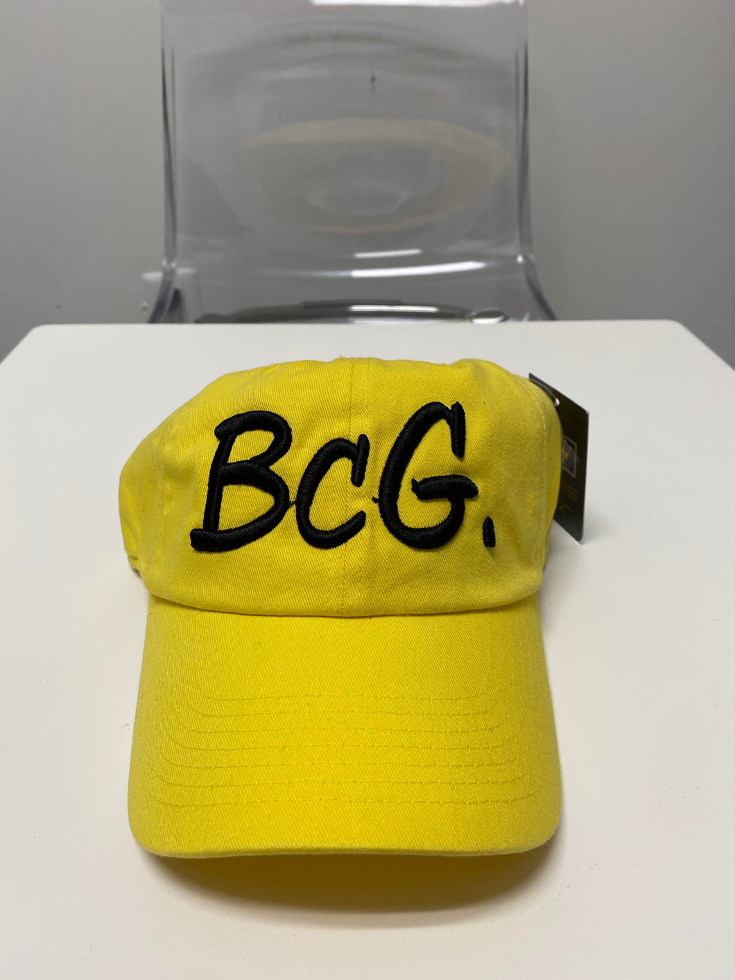BcG. Signature Yellow Hat w/ Black Logo
