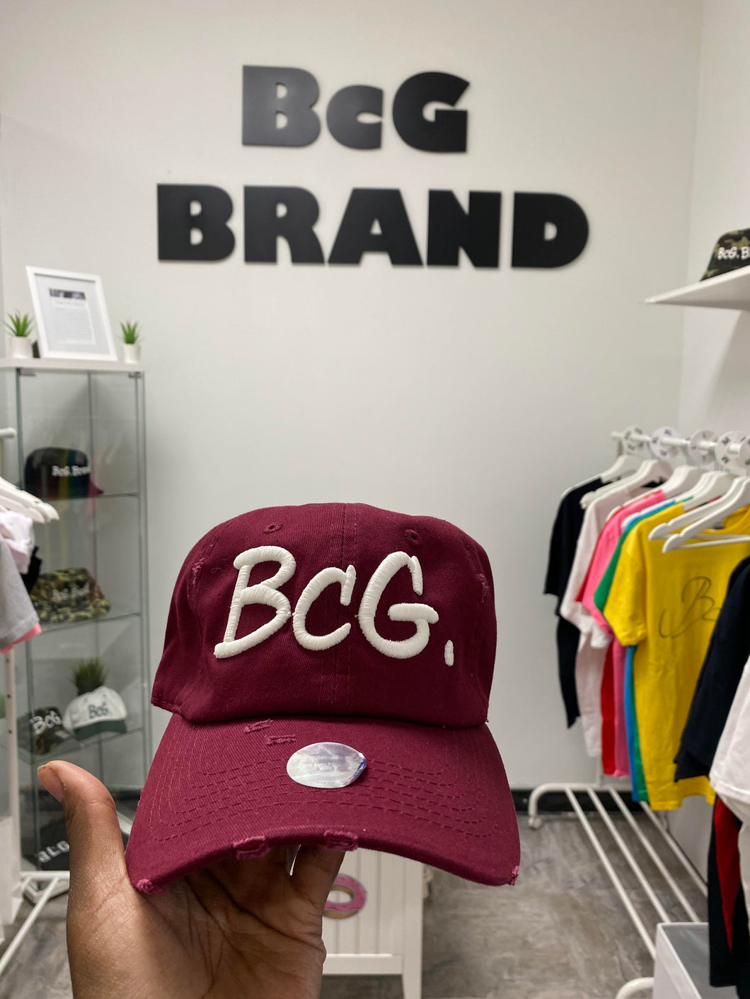 BcG. Signature Burgundy Glow In The Dark Hat