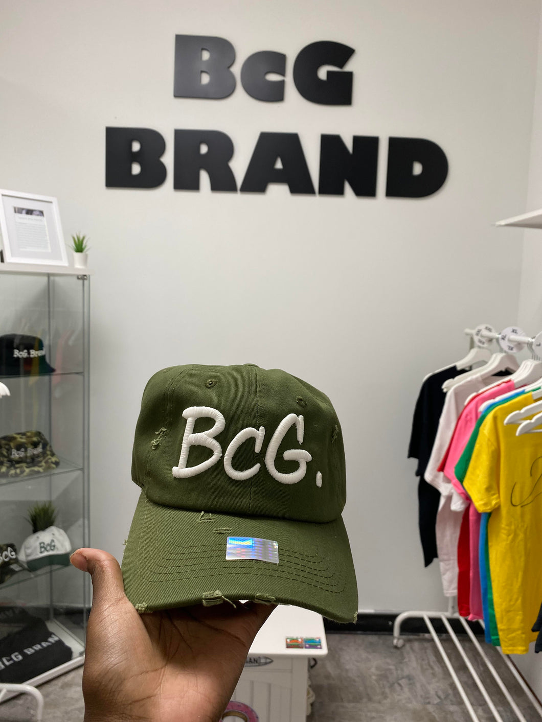BcG. Signature Olive Glow In The Dark Hat