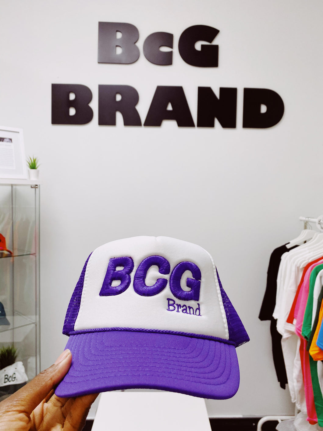 BcG. Purple Trucker Cap