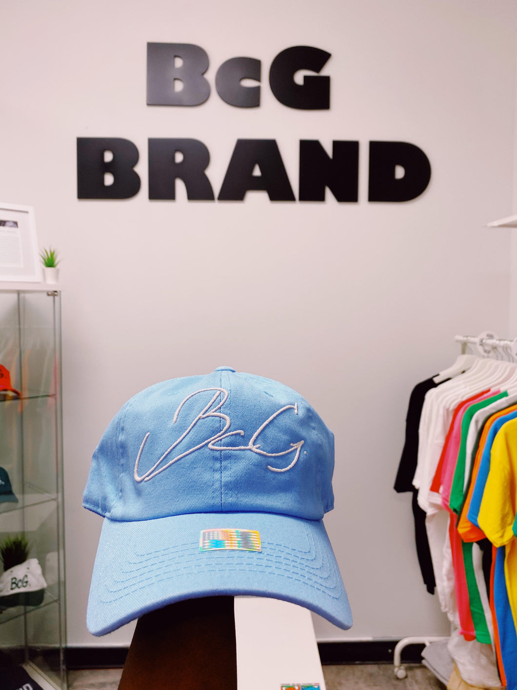 BcG. Light Blue Scribble Hat