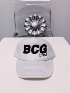 BcG. White Trucker Cap