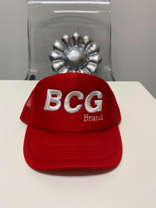 BcG. Red Trucker Cap