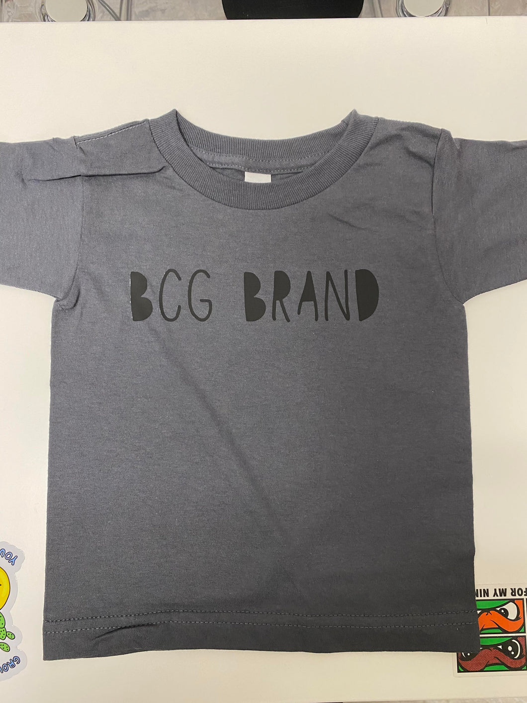 Stealth Grey BcG. Kids Fuzzy Tee
