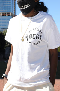 BcG. White Signature Carousel Tee