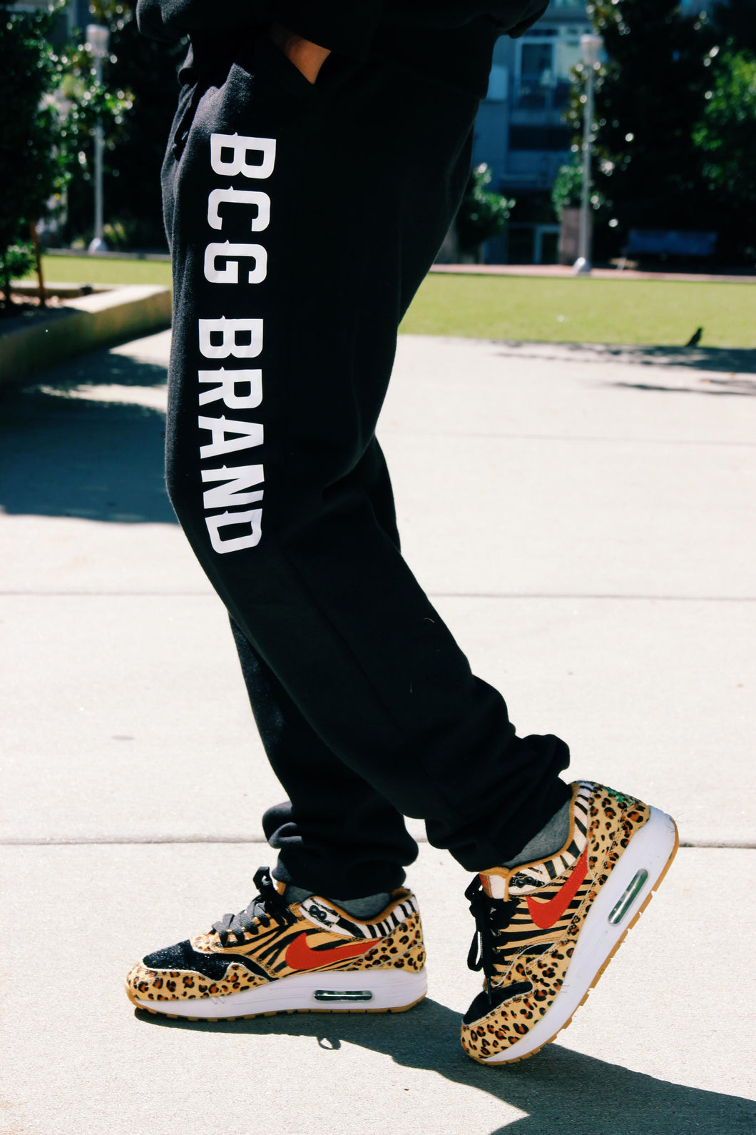 BcG. Black Logo Sweatpants