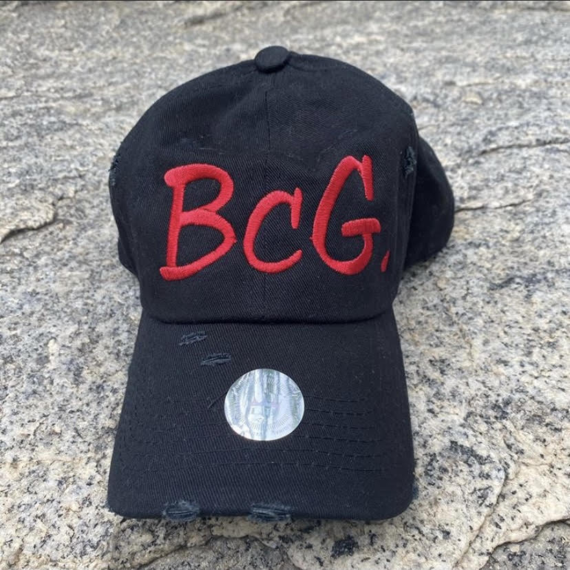 BcG. Signature Black Hat w/ Red Logo