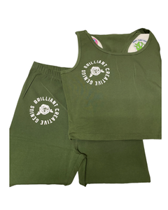 BcG. Olive Green 2pc Set